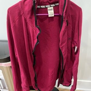 Pink sweat jacket